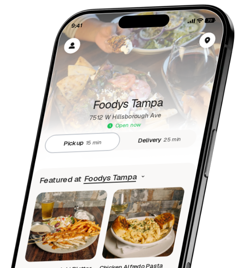 Foodys Tampa app preview