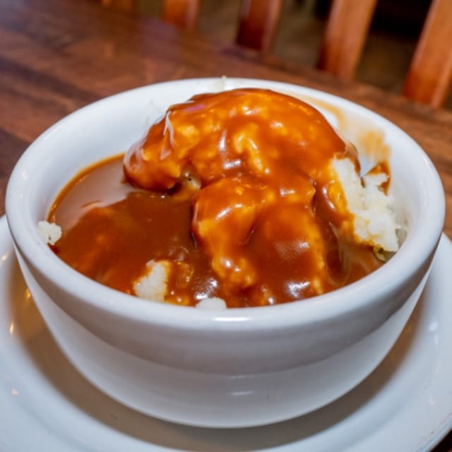 Mashed Potatoes and Gravy.