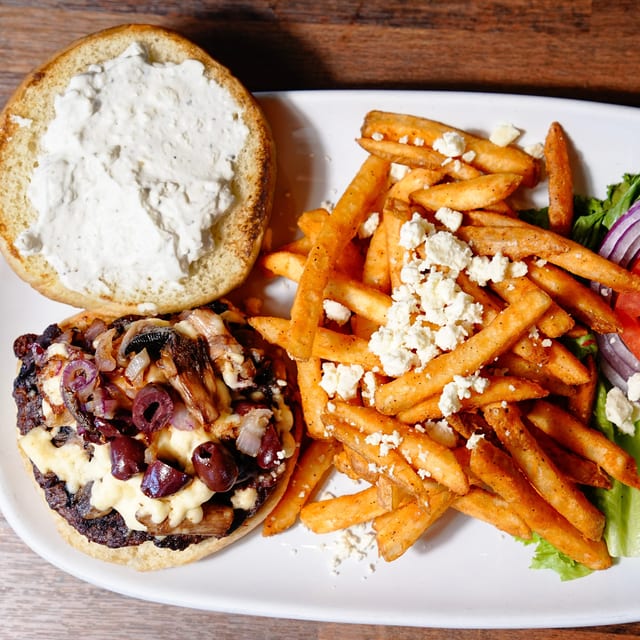Greek Burger.